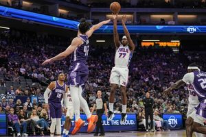 VJ Edgecombe erupts for 38 as the 76ers beat the Kings 139-118 image
