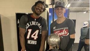 Tyler Herro reflects on Heat tenure with old Jimmy Butler photo image